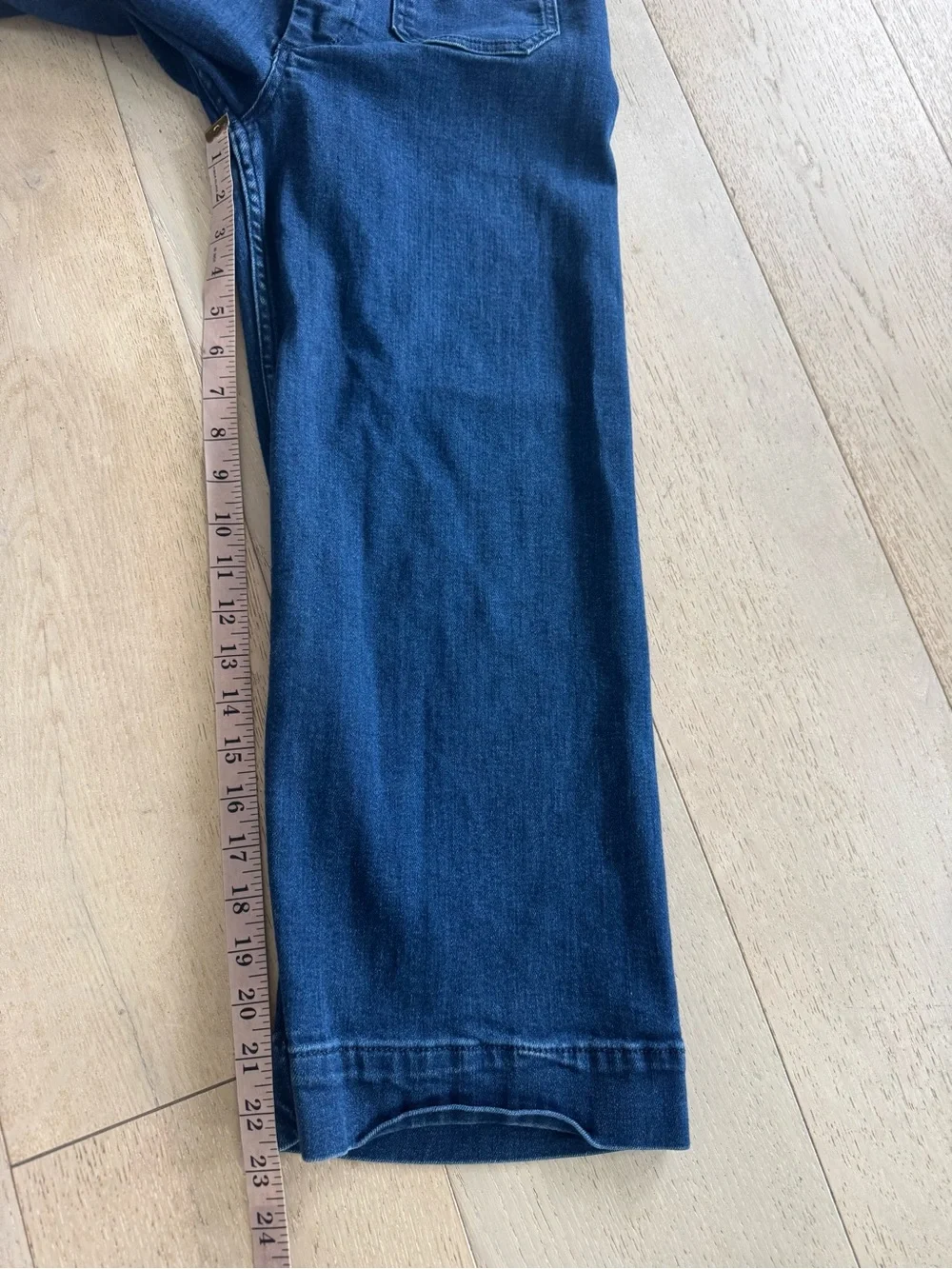 Maeve Colette Crop High Rise Wide Leg Jeans Size 27P - Picture 5 of 9
